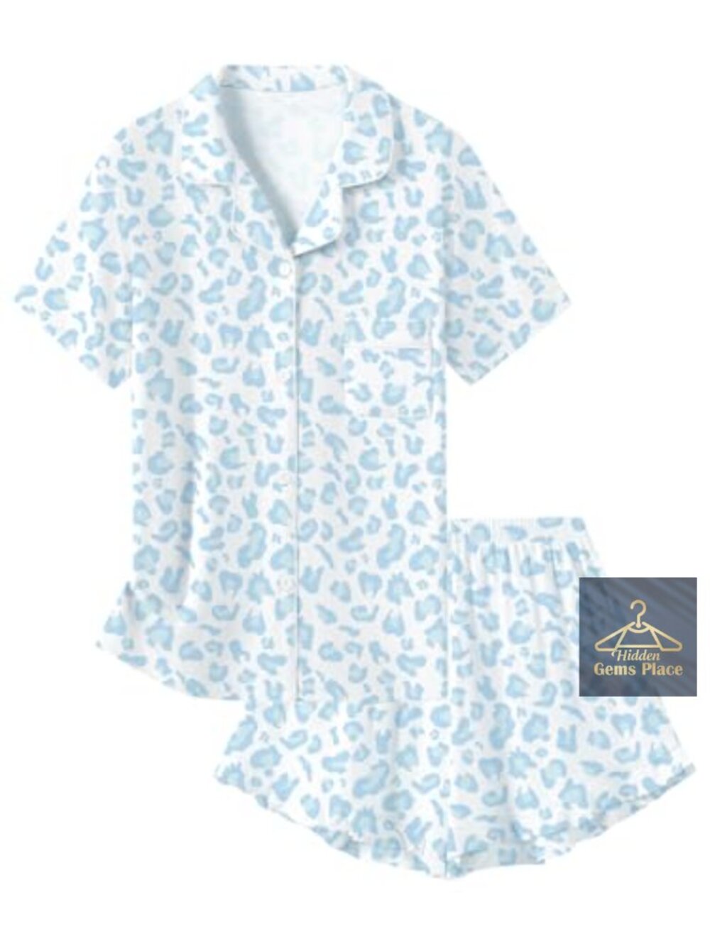 Girls 2 Piece Button Down Pajama Set Ruffle Hem Sleepwear Loungewear